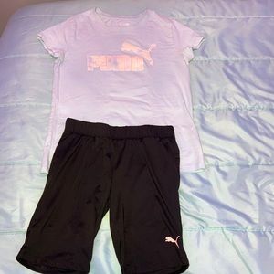 Cute girls puma outfit